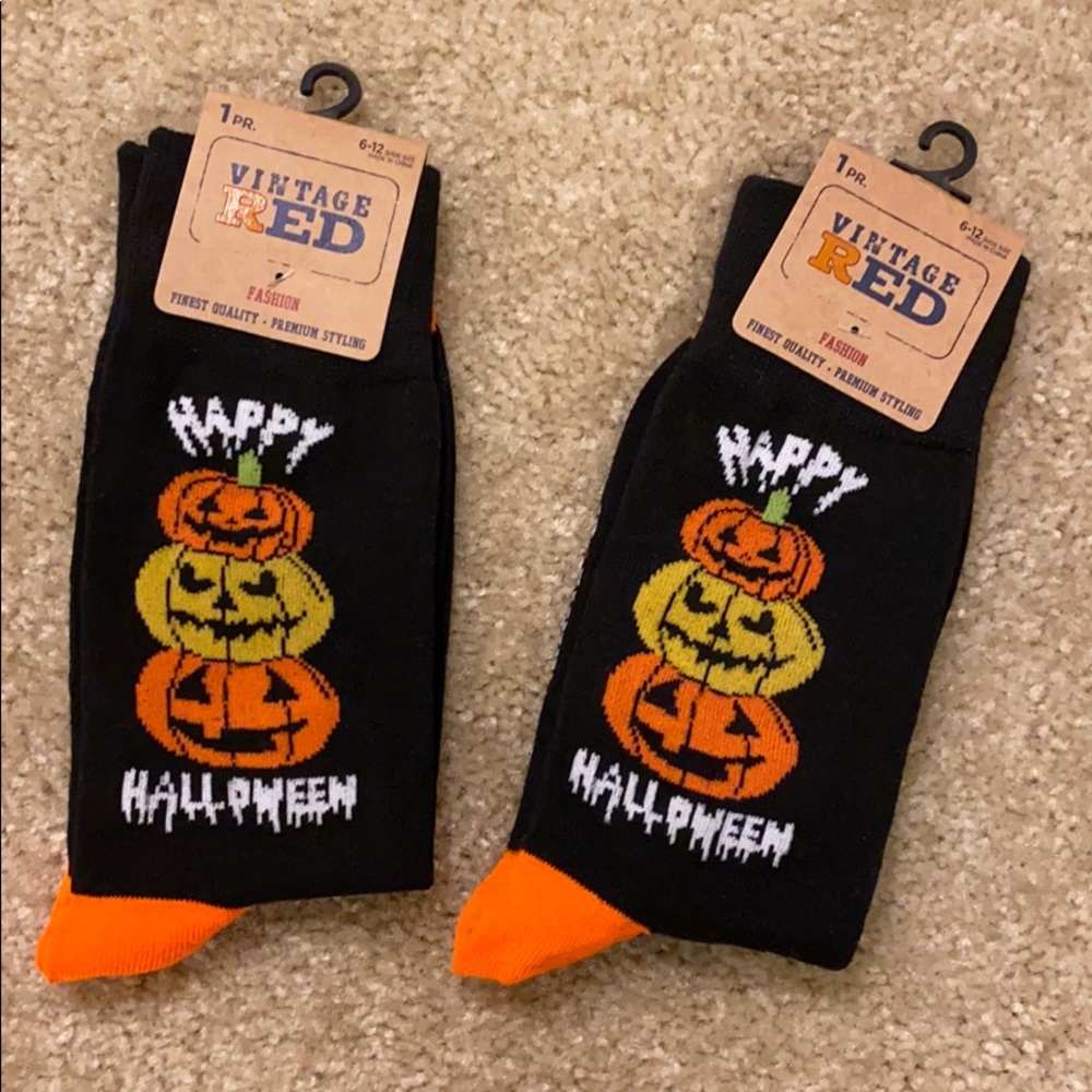 Halloween socks 2 pairs